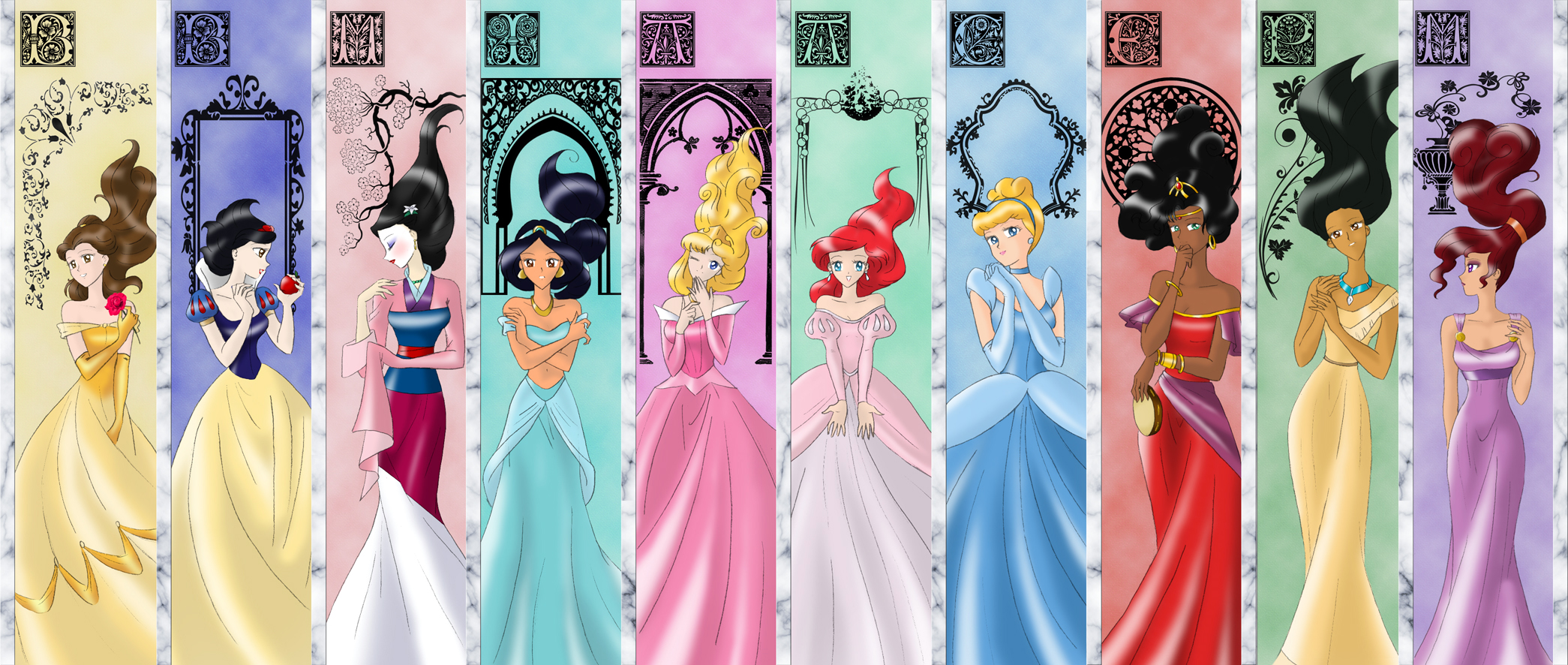 Les dessins qui n'apparaîtront jamais sur le site PrincessOfDisneyVersionTakeuchi